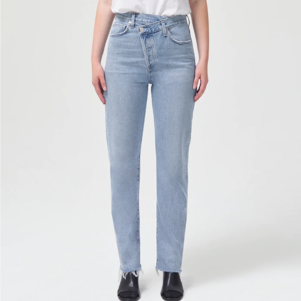 AGOLDE cross jean straight leg